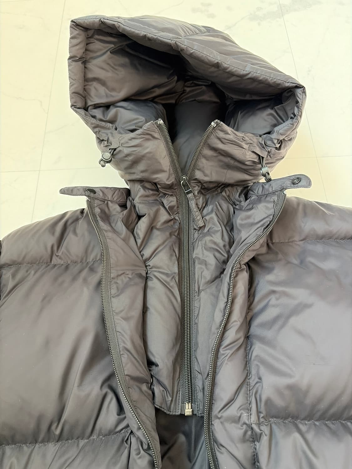 éé by nouvmarée 다운 파카 블랙 상품이미지3