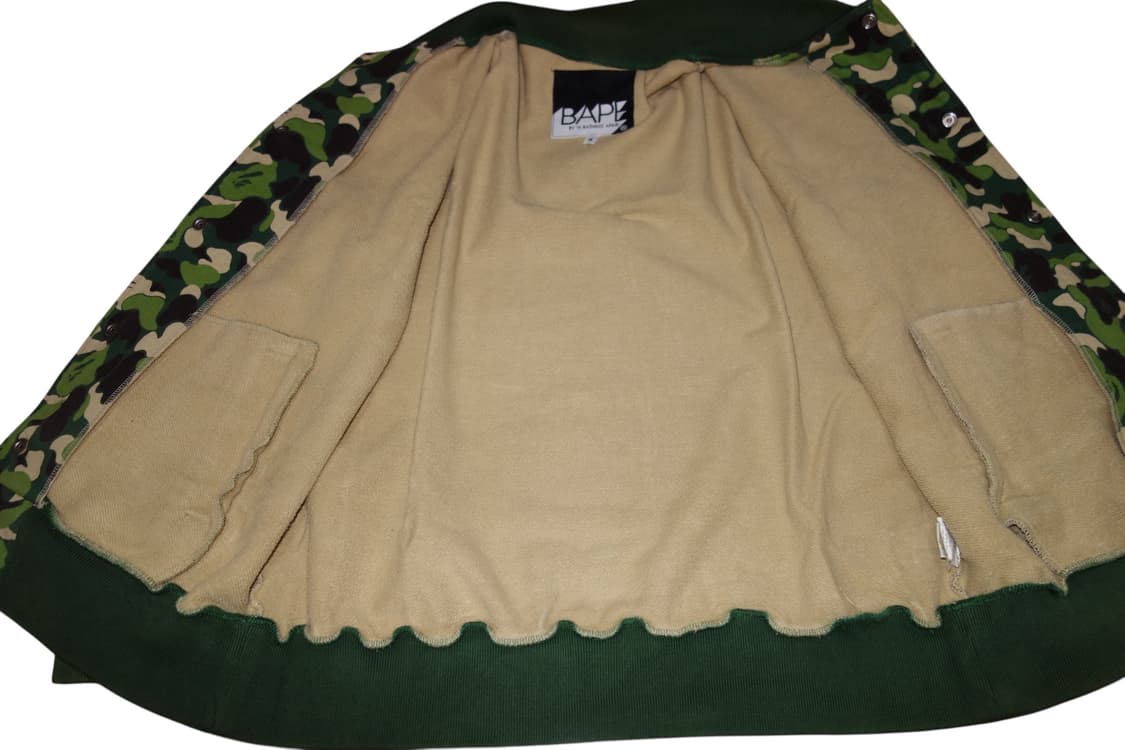 베이프 00s OG 카모 바시티 자켓 상품이미지6