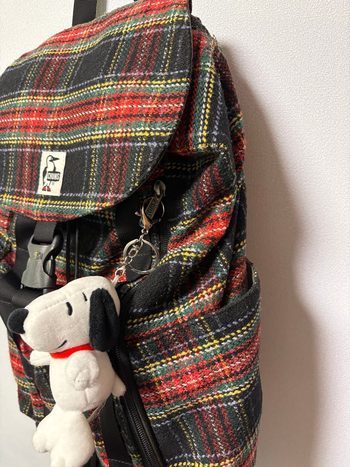 chums 체크 백팩 일본 빈티지 모리걸 y2k 도트 가방 상품이미지3