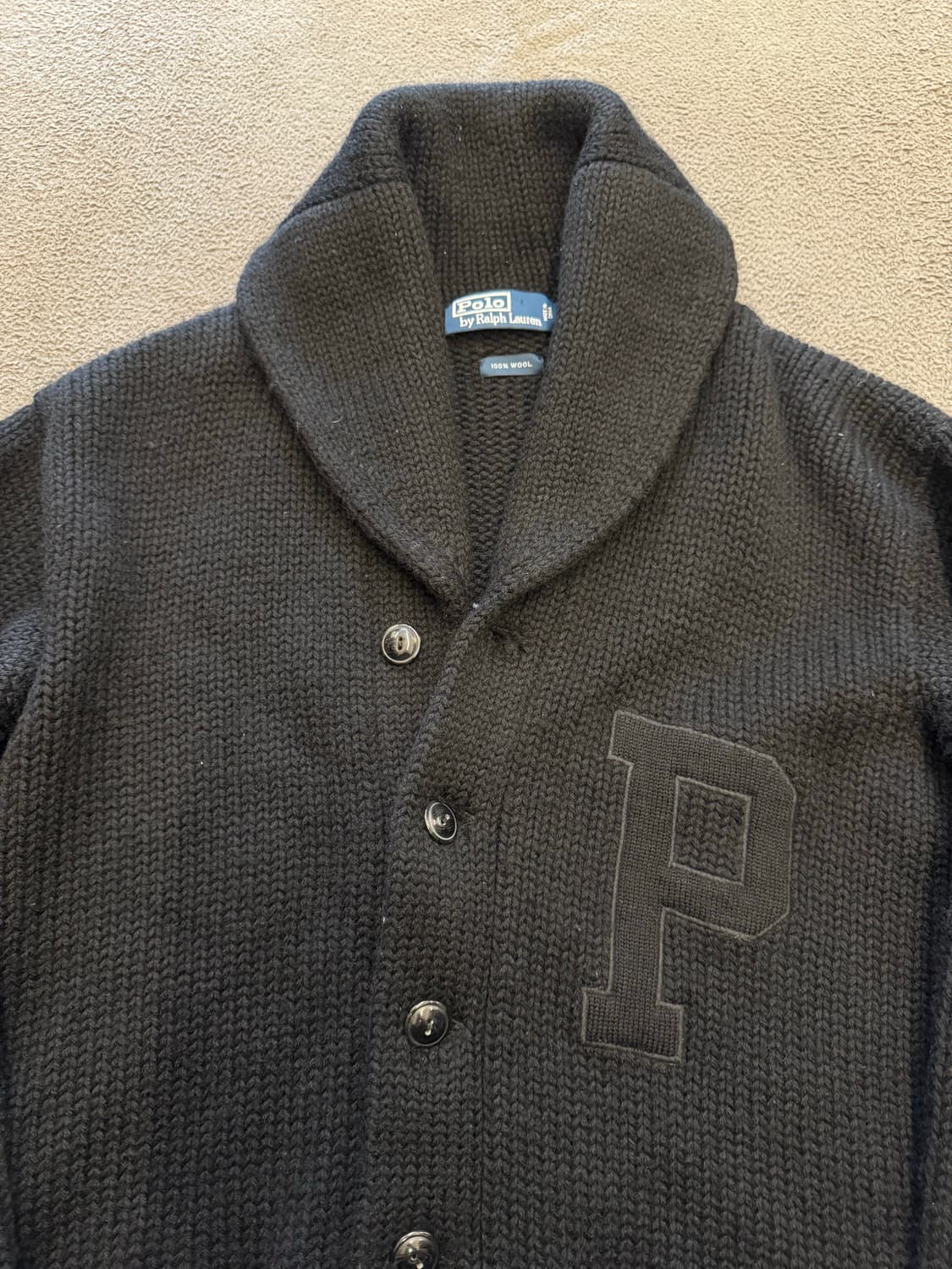 폴로 랄프로렌 레터맨 숄카르 울 가디건 자켓 처분  상품이미지2