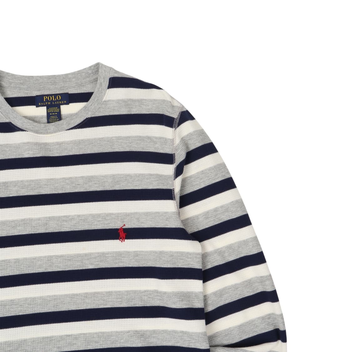 폴로 랄프로렌 스트라이프 와플 롱슬리브 상품이미지3