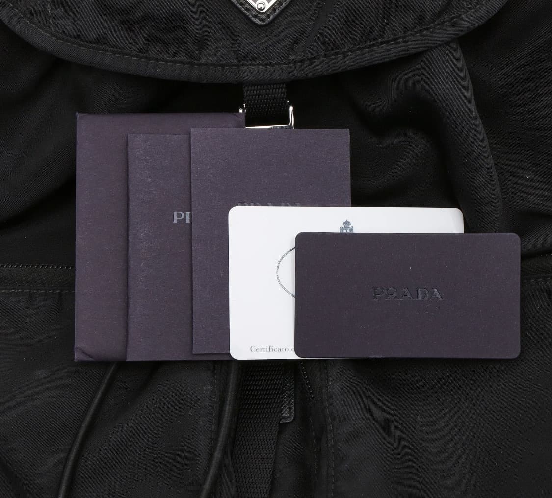 [S급] 프라다 1BZ070 테수토 나일론 투포켓 백팩 판매합니다!!! 상품이미지2