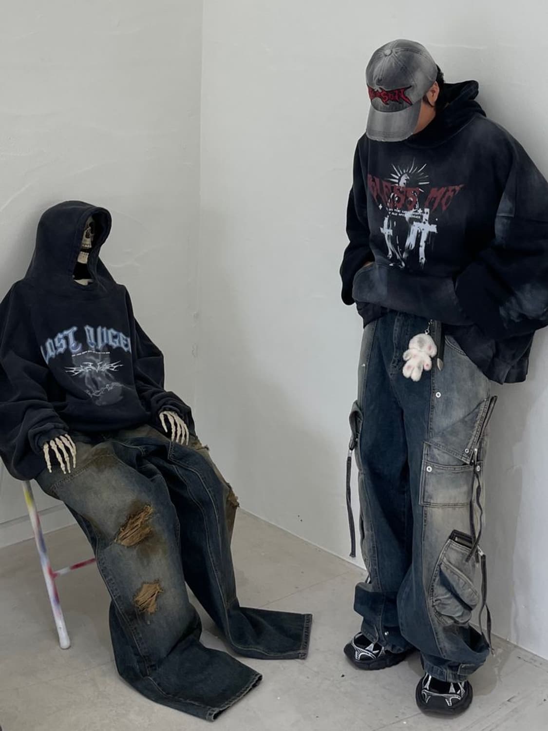 DNSR 블레스 다잉 크로스 후드 상품이미지4