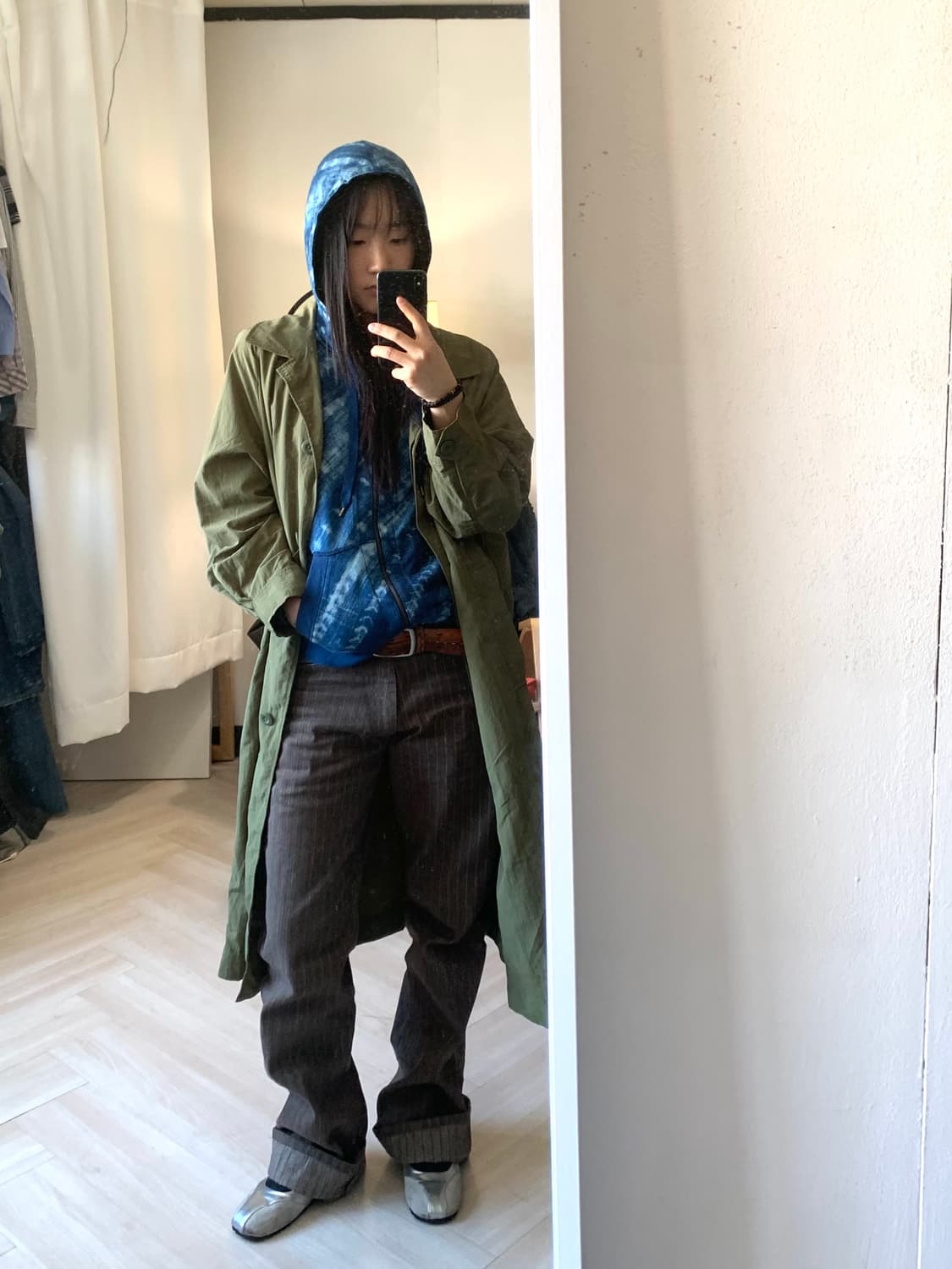 [GU] khaki light coat 상품이미지4