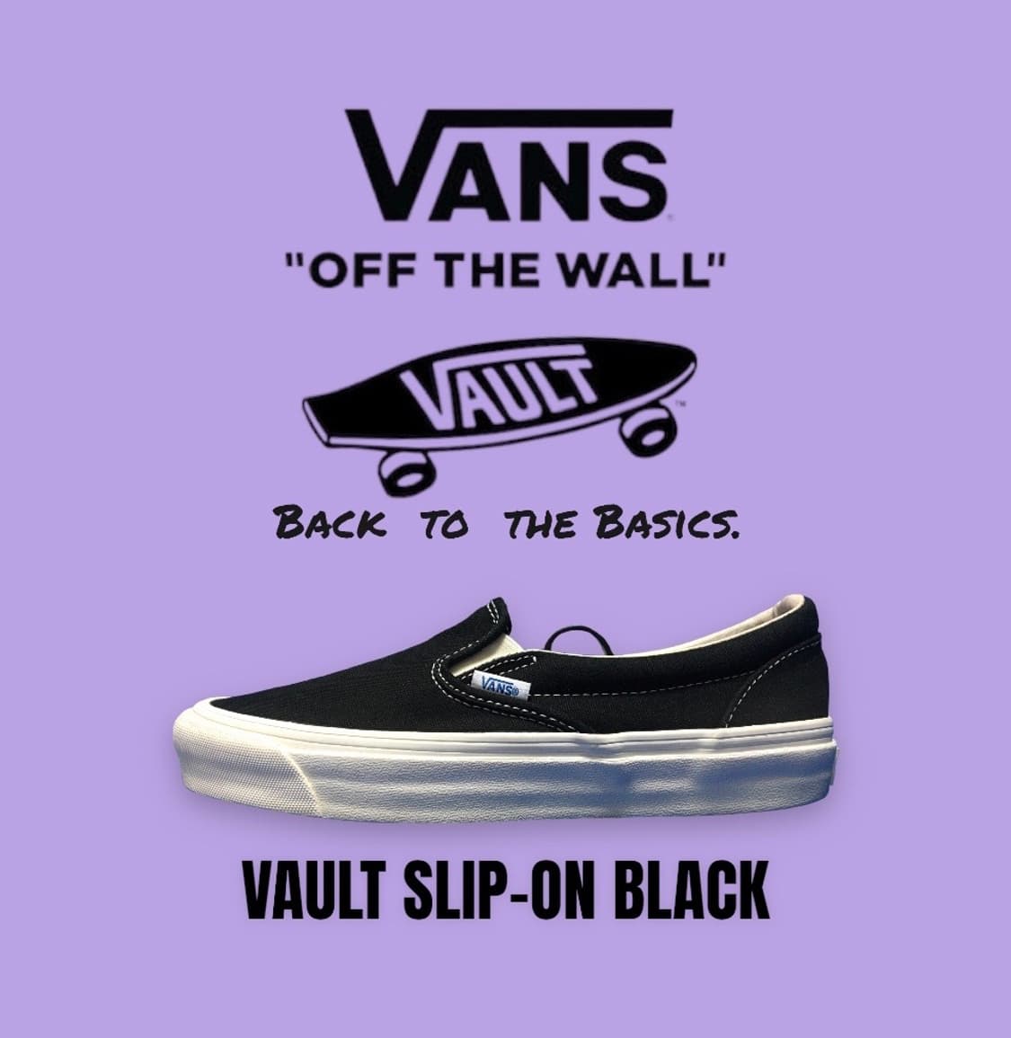 [245mm] 반스 볼트 슬립온 블랙 Vans 상품이미지1