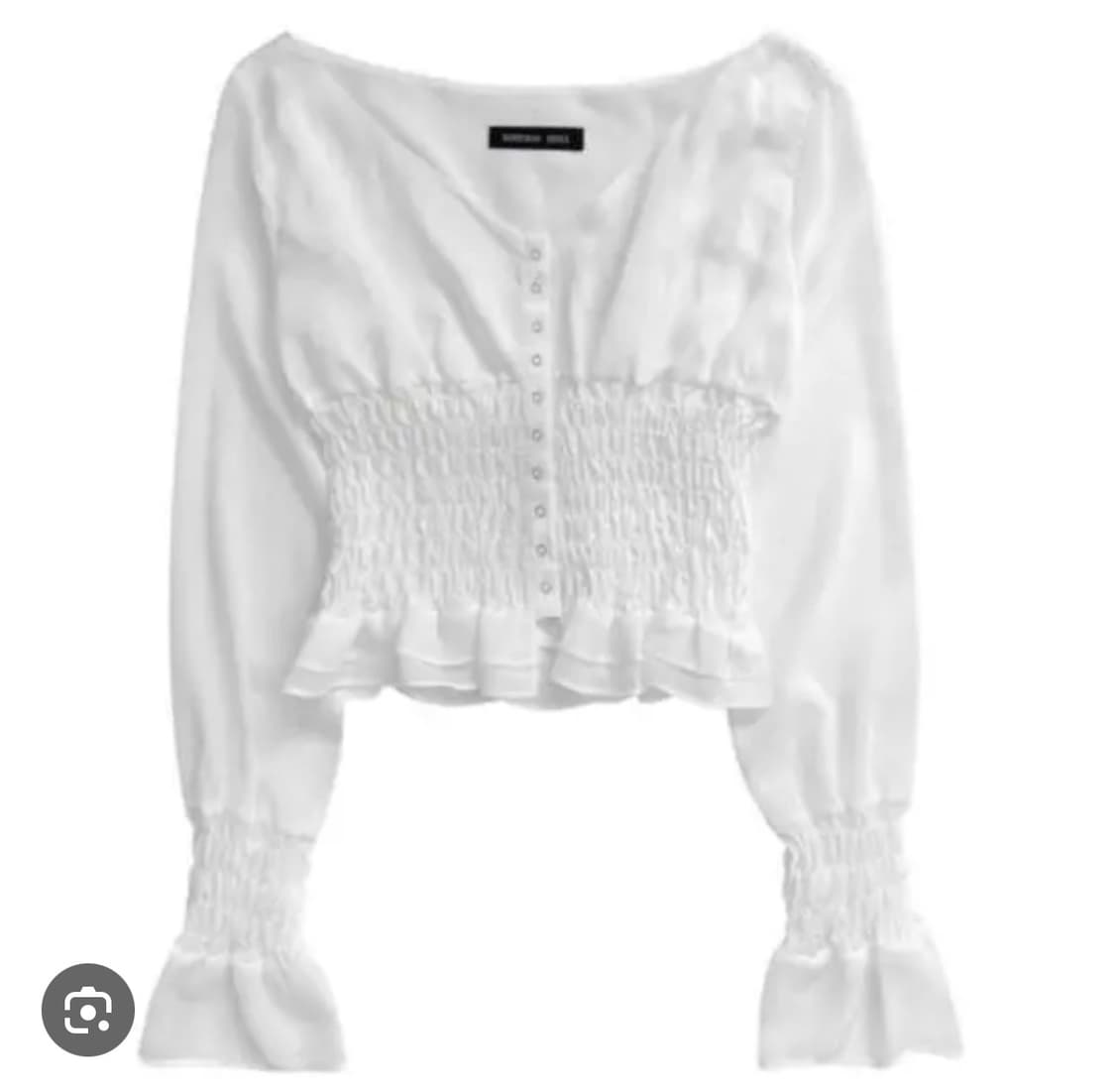 보헤미안서울 보헴서 스모킹 블라우스 화이트 상품이미지1