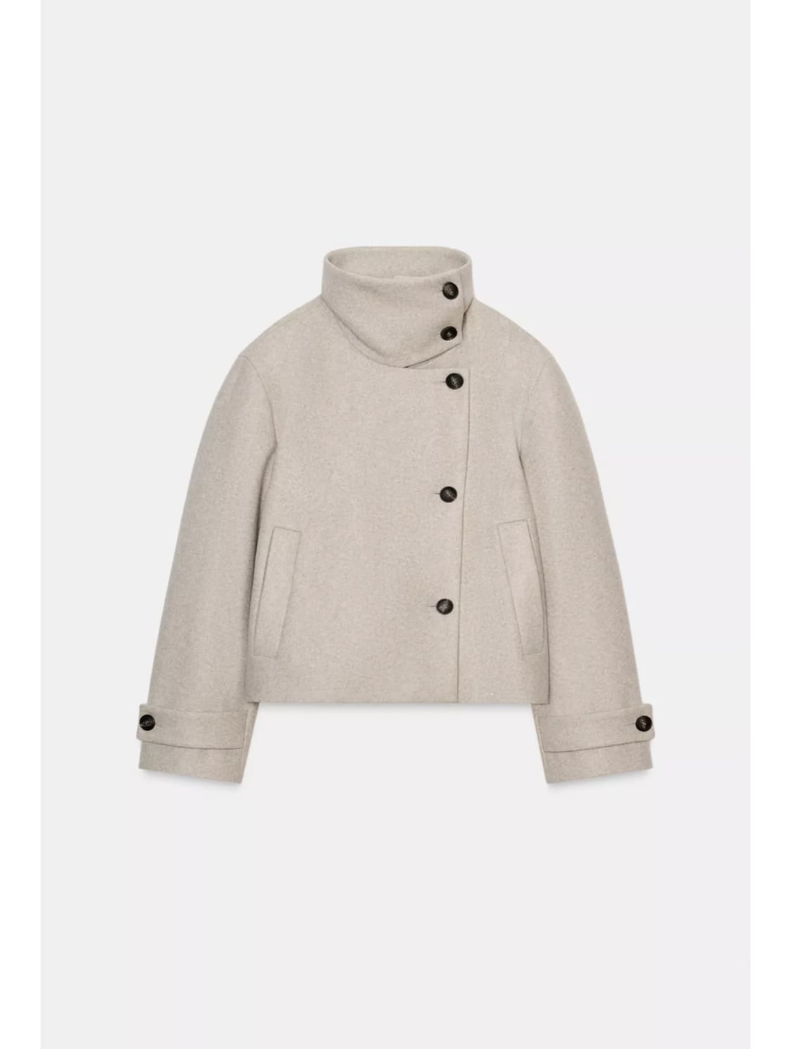 자라 하이넥 숏코트 상품이미지1