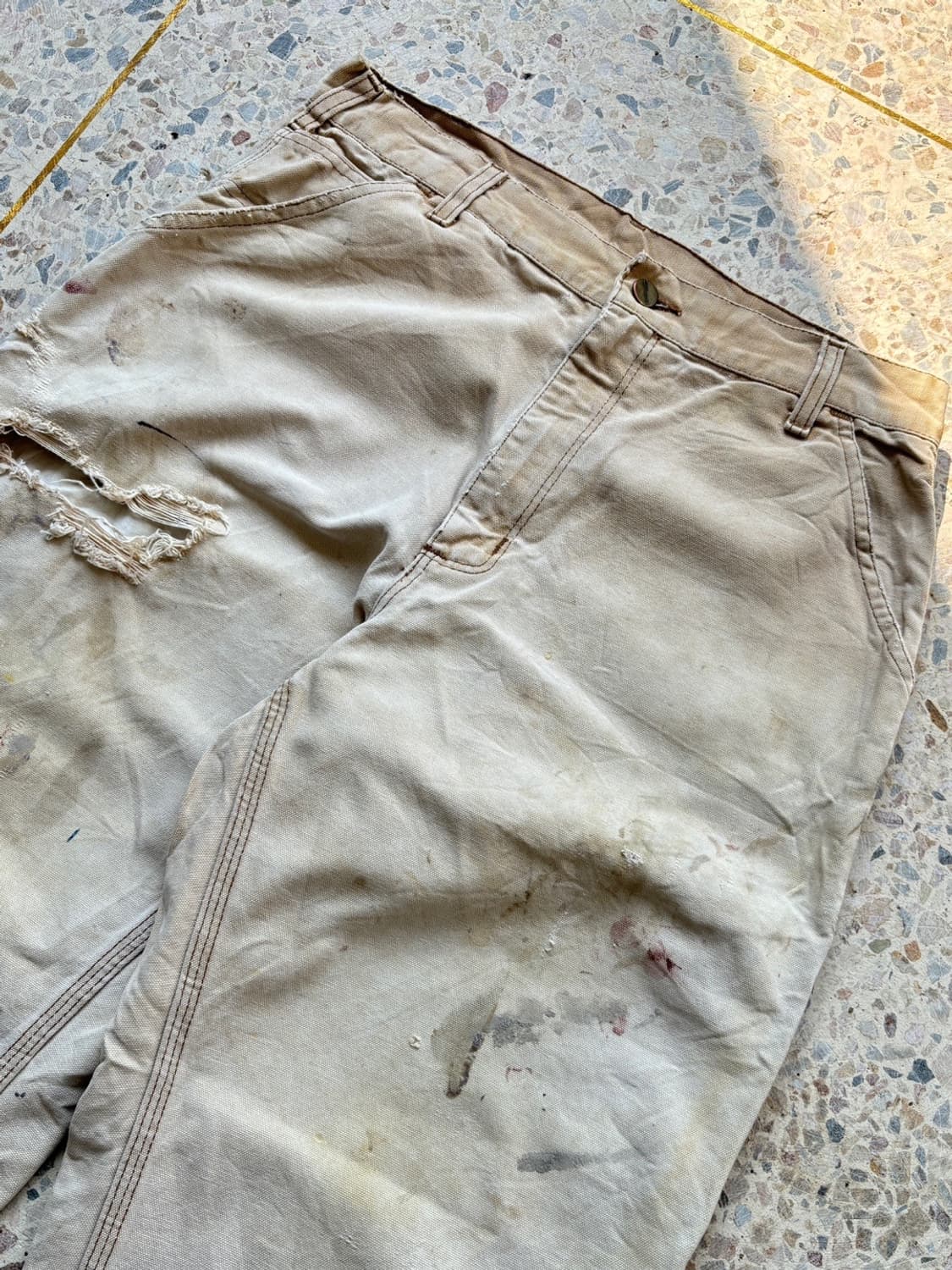 칼하트 워크팬츠 베이지 상품이미지7