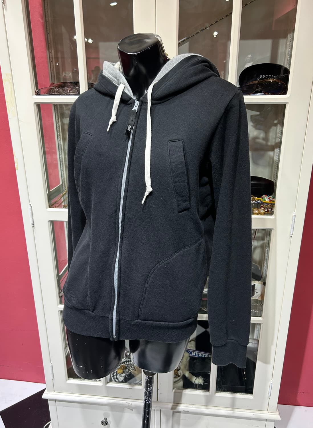 X-girl hooded zip up 엑스걸 더블 후드 디테일 후드집업 상품이미지1