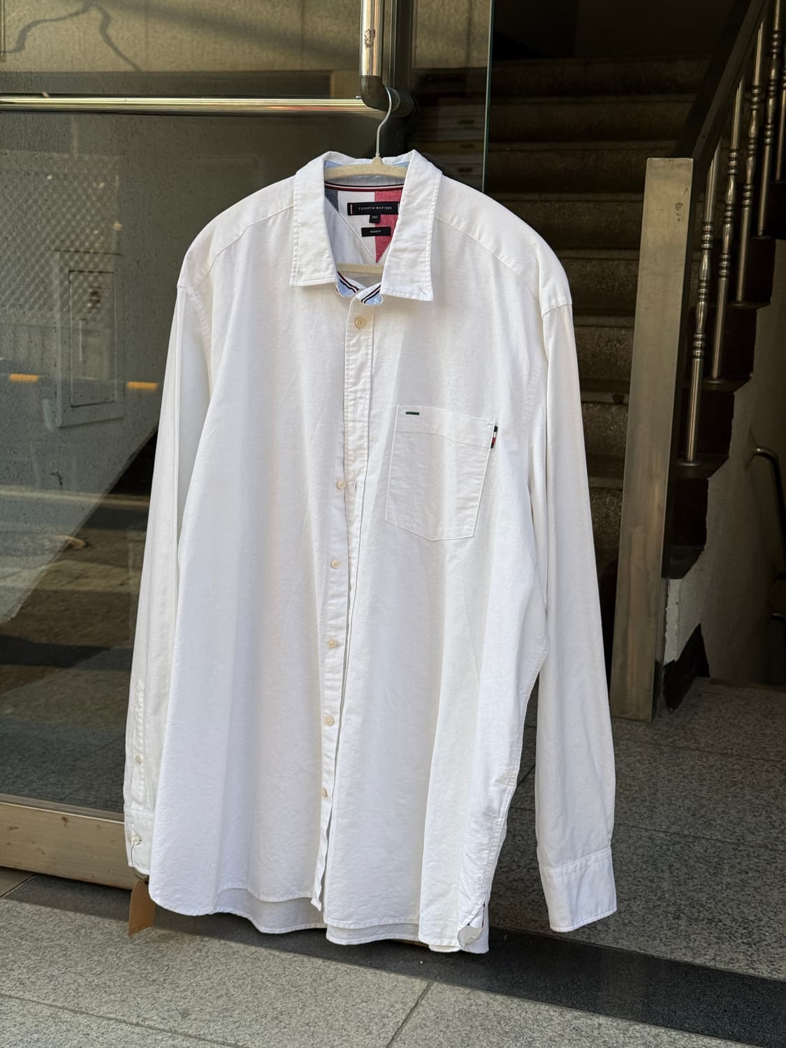 타미 힐피거 코튼 셔츠/2XL-3XL 상품이미지3