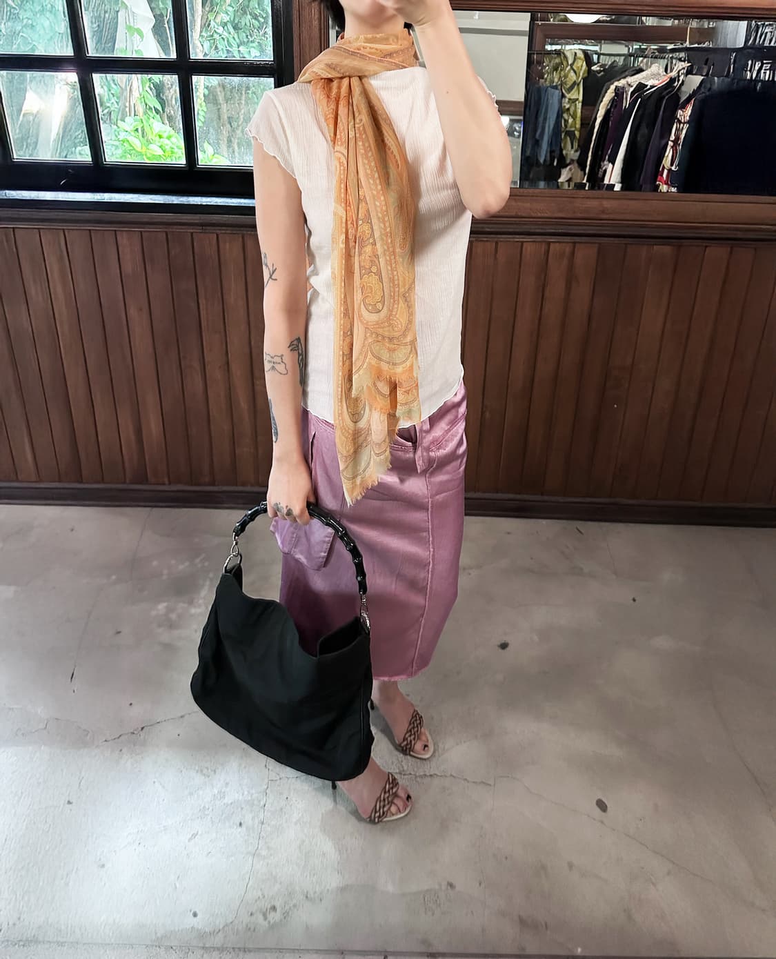 GUCCI nylon bamboo bag 상품이미지2