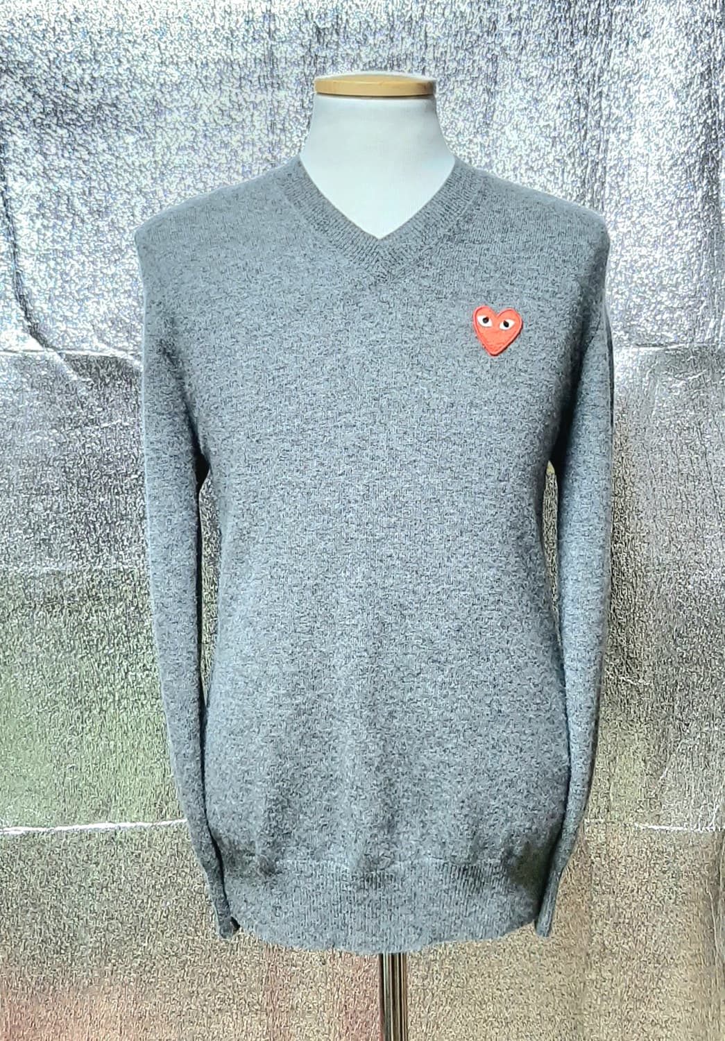 ♤필독♤ 꼼데가르송 V넥 니트 상품이미지1