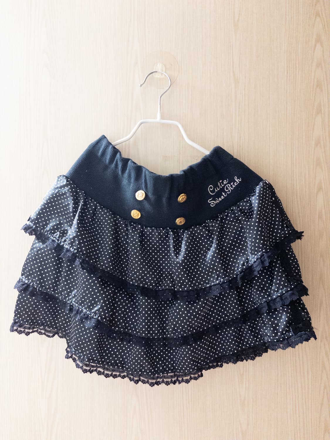 갸루 y2k 금장 버튼 도트 스커트 일본 빈티지 마즈 리즈리사 엑시즈팜 상품이미지1