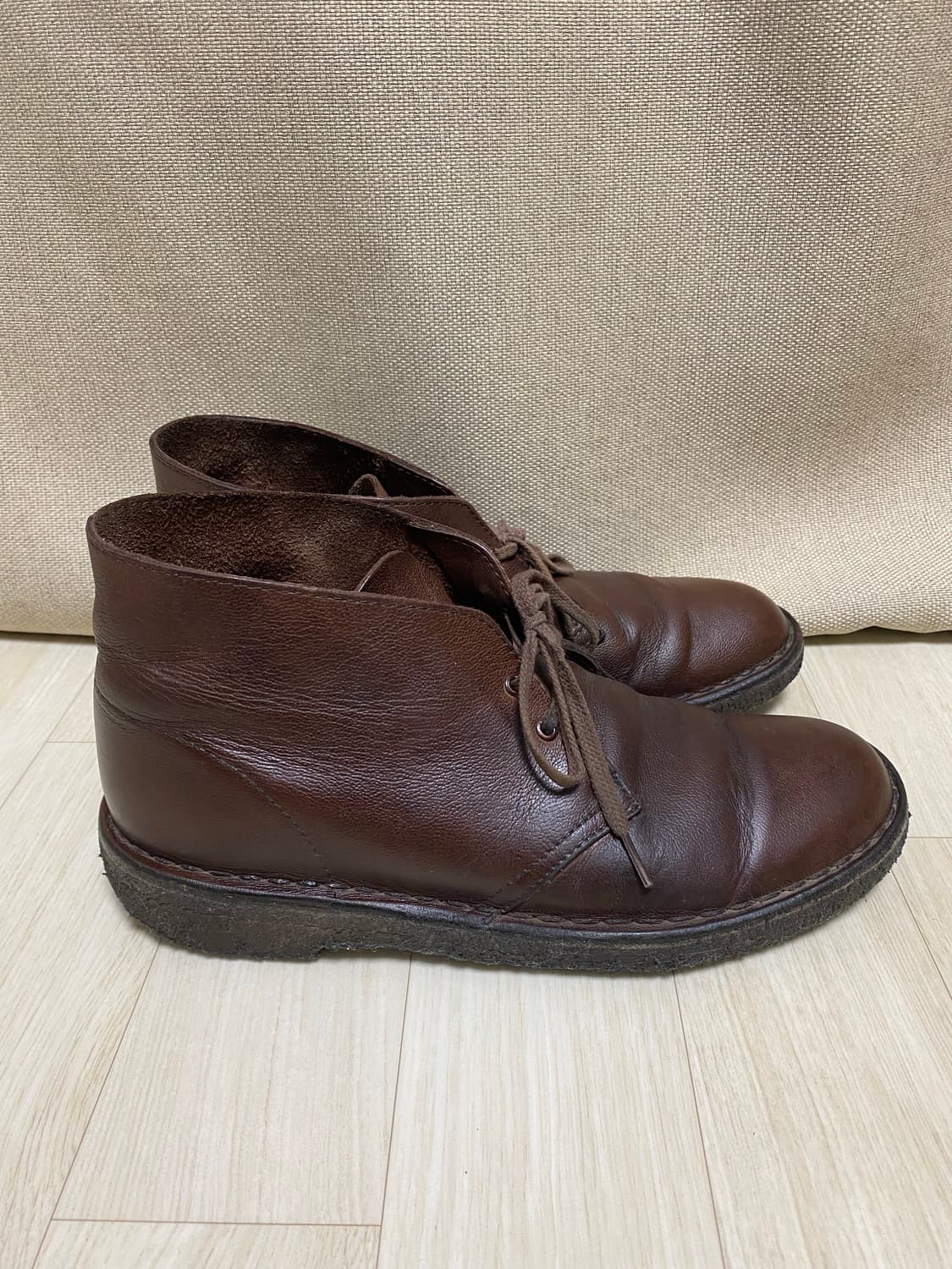 [245] 클락스 데저트 처카 부츠 브라운 가죽 상품이미지2