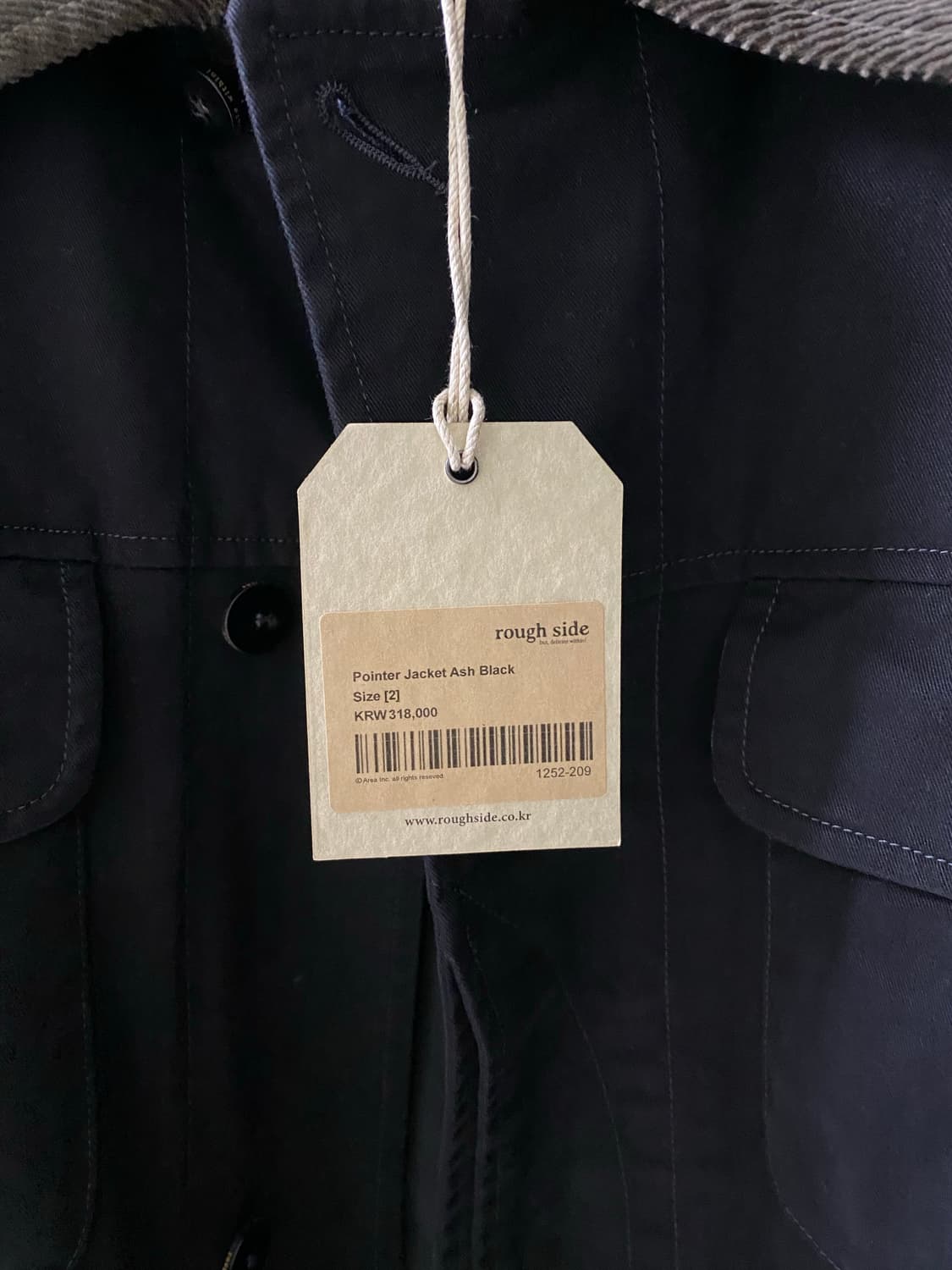 러프사이드 포인터 자켓 애쉬블랙 2사이즈 상품이미지3