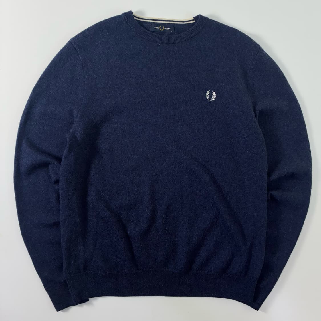Fred perry  프레드페리 네이비 울 라운드 니트   상품이미지1
