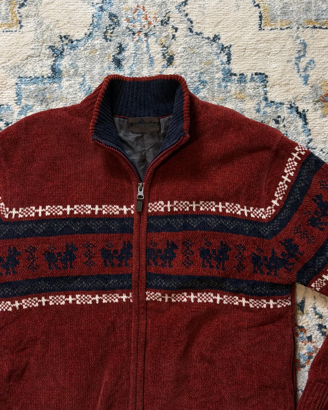 페어아일·노르딕 빈티지 니트집업 상품이미지7