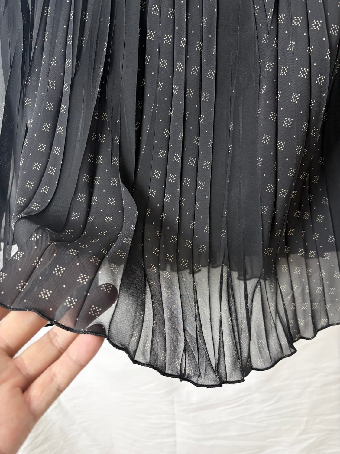 패턴 플리츠 스커트 상품이미지6