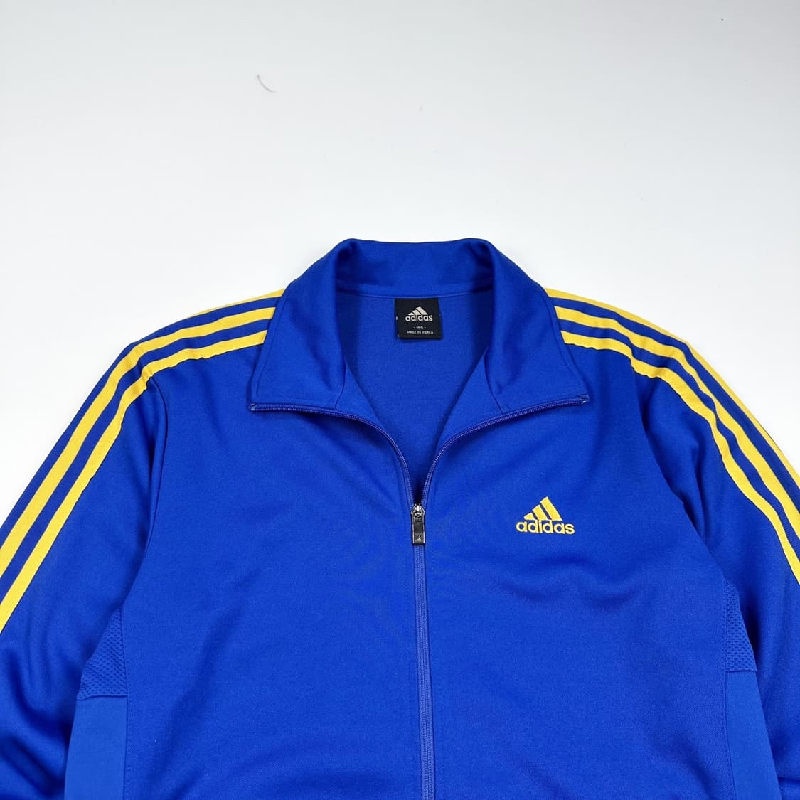 아디다스 오리지널 삼선 블루 트랙탑 져지 (실측 L) 상품이미지1