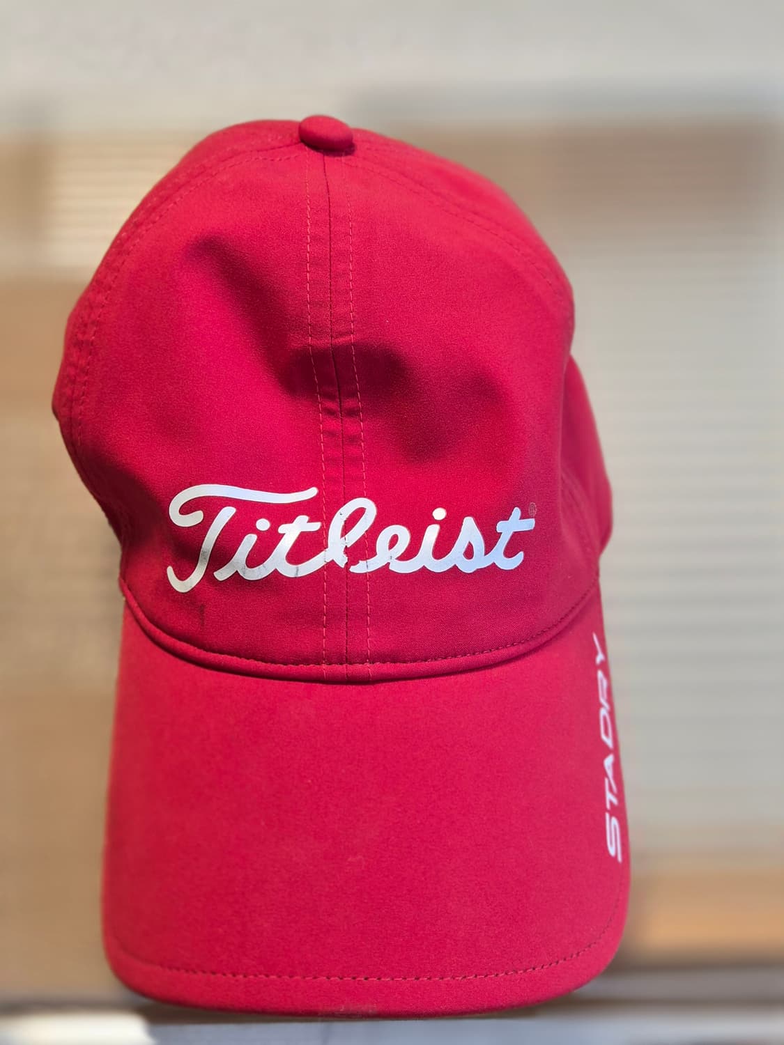 [정품] 타이틀리스트 스태이드라이(StaDry) 골프 모자 - 레드 상품이미지1