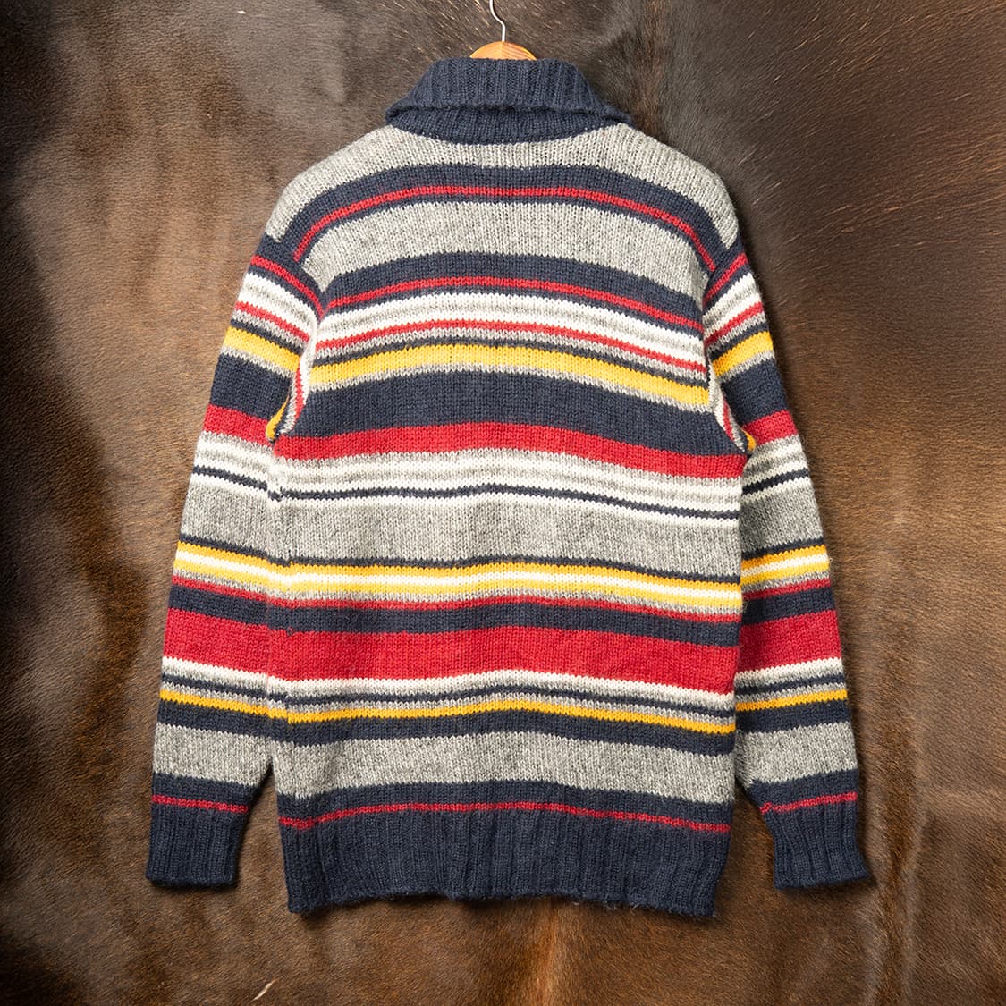 [105] 00s J.PRESS 제이프레스 멀티컬러 하프집업 니트  상품이미지4