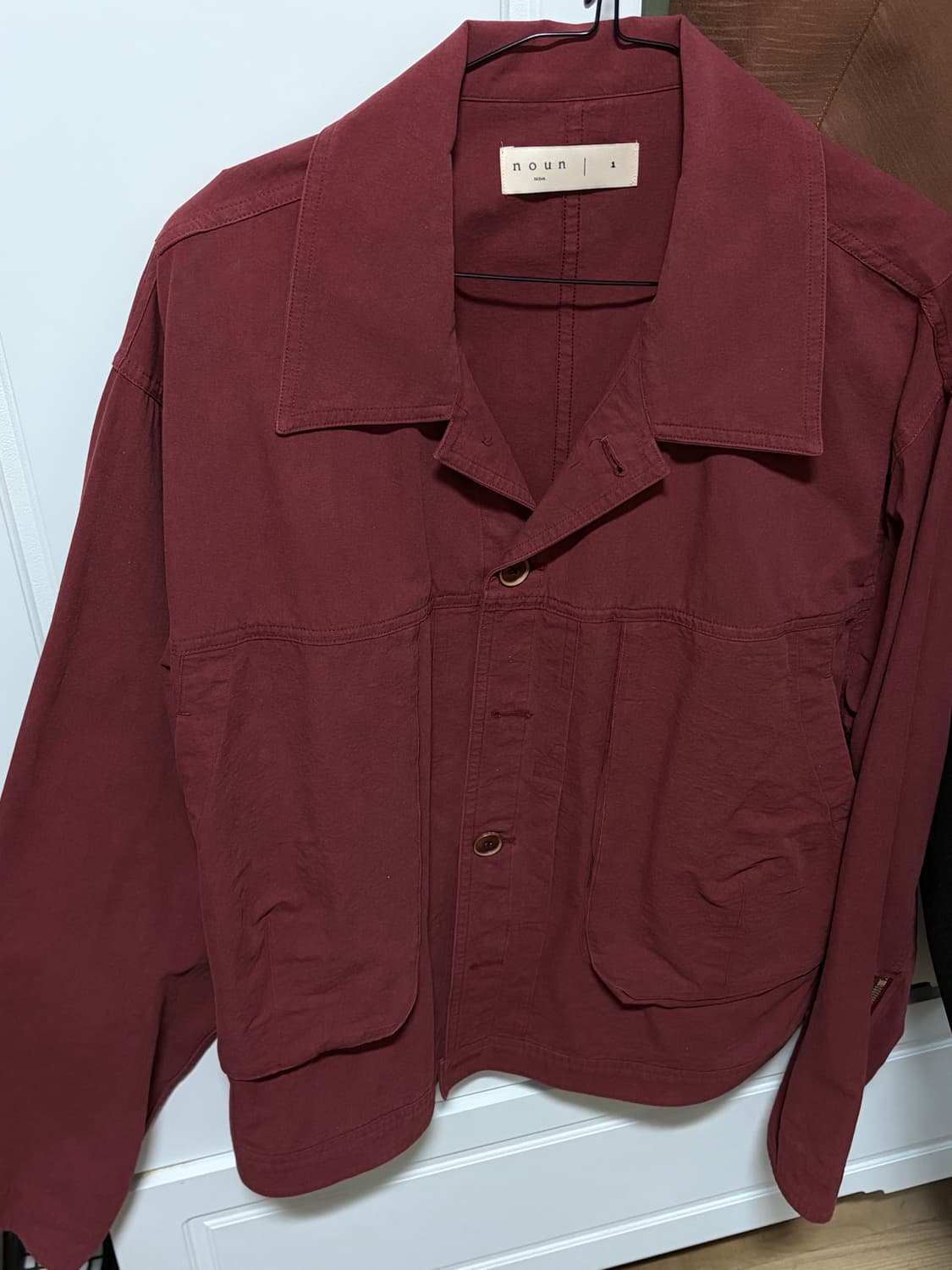 노운 워시드 트러커 와인 1사이즈 상품이미지4