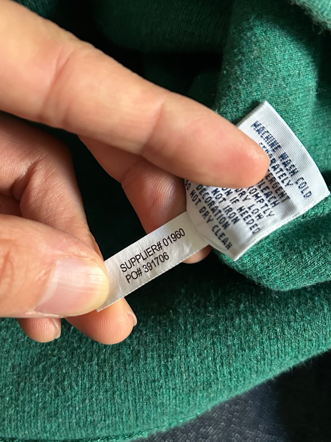 폴로랄프로렌 1/4 쿼터 집업 코튼 니트 상품이미지7