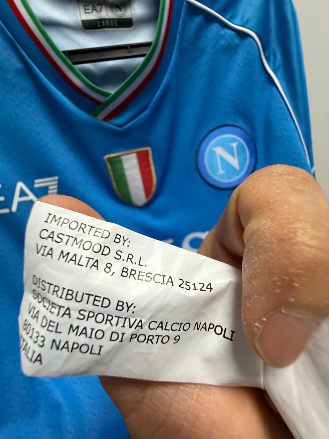 23-24 나폴리 디로렌초 유니폼 상품이미지5