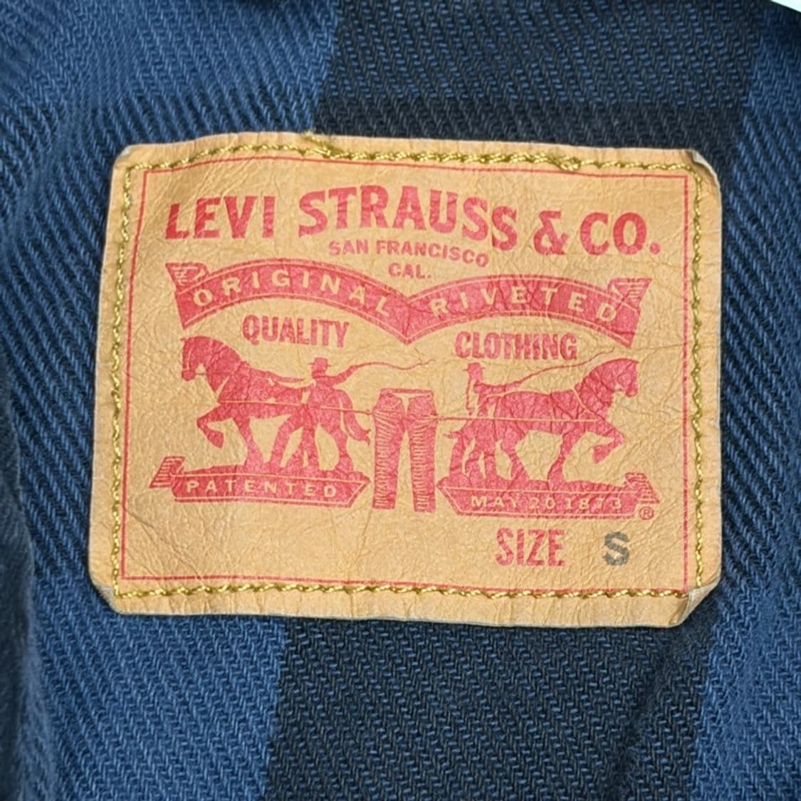 LEVI'S 블랙 트러커 자켓 S 상품이미지4