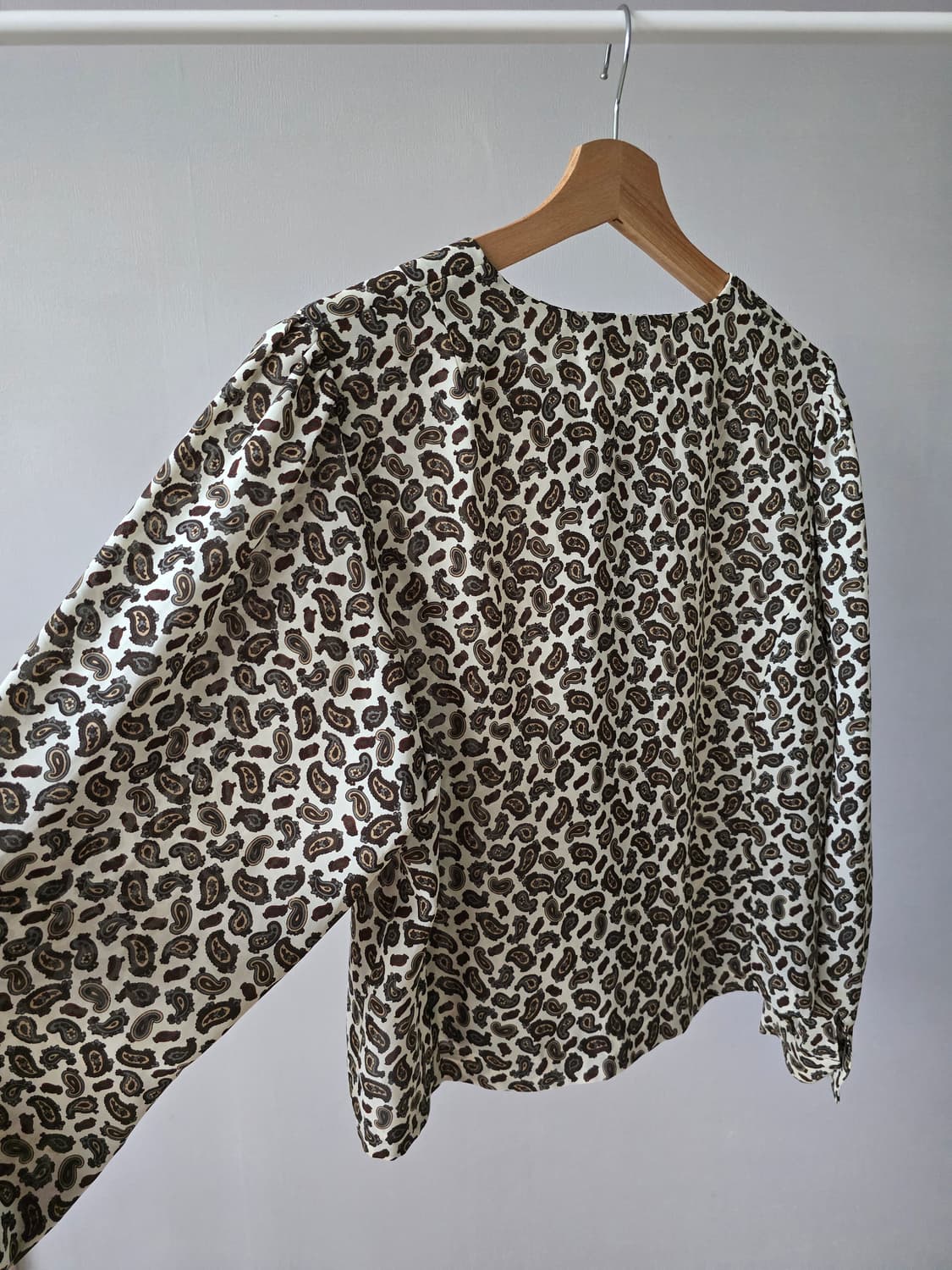 빈티지 페이즐리 블라우스 / made in Japan 상품이미지7