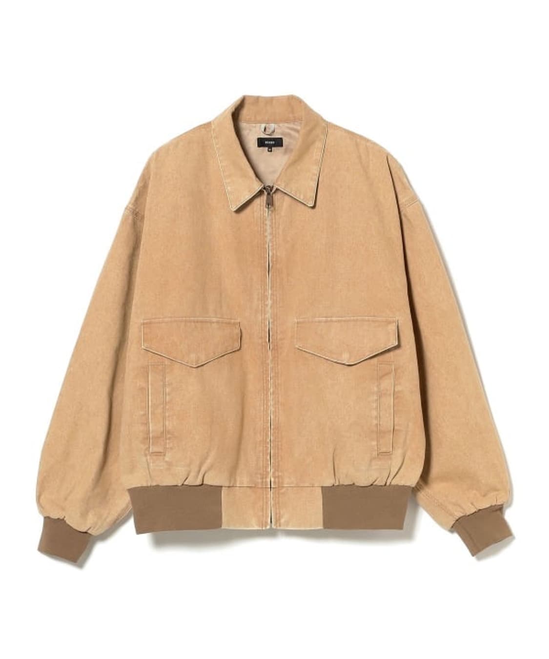 빔즈 코튼 봄버 자켓 블루종 베이지 (S) 상품이미지5