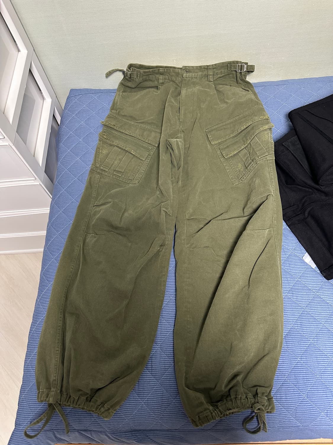 논노드 더블포켓 카고팬츠 카키 2사이즈 상품이미지1