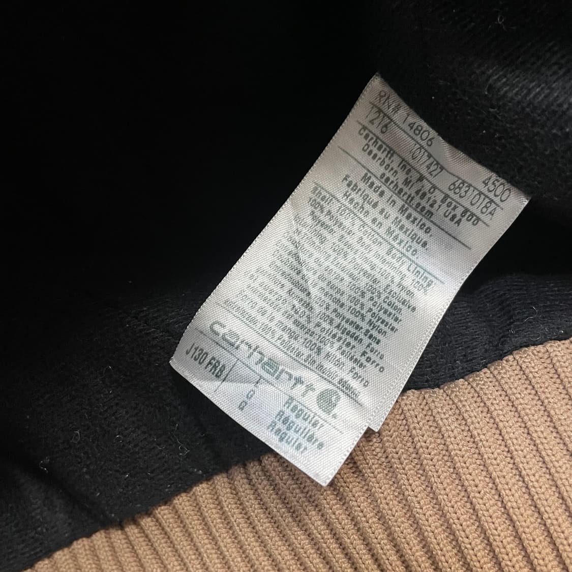 칼하트 Carhartt USA j130 frb 후드 액티브 자켓 상품이미지6