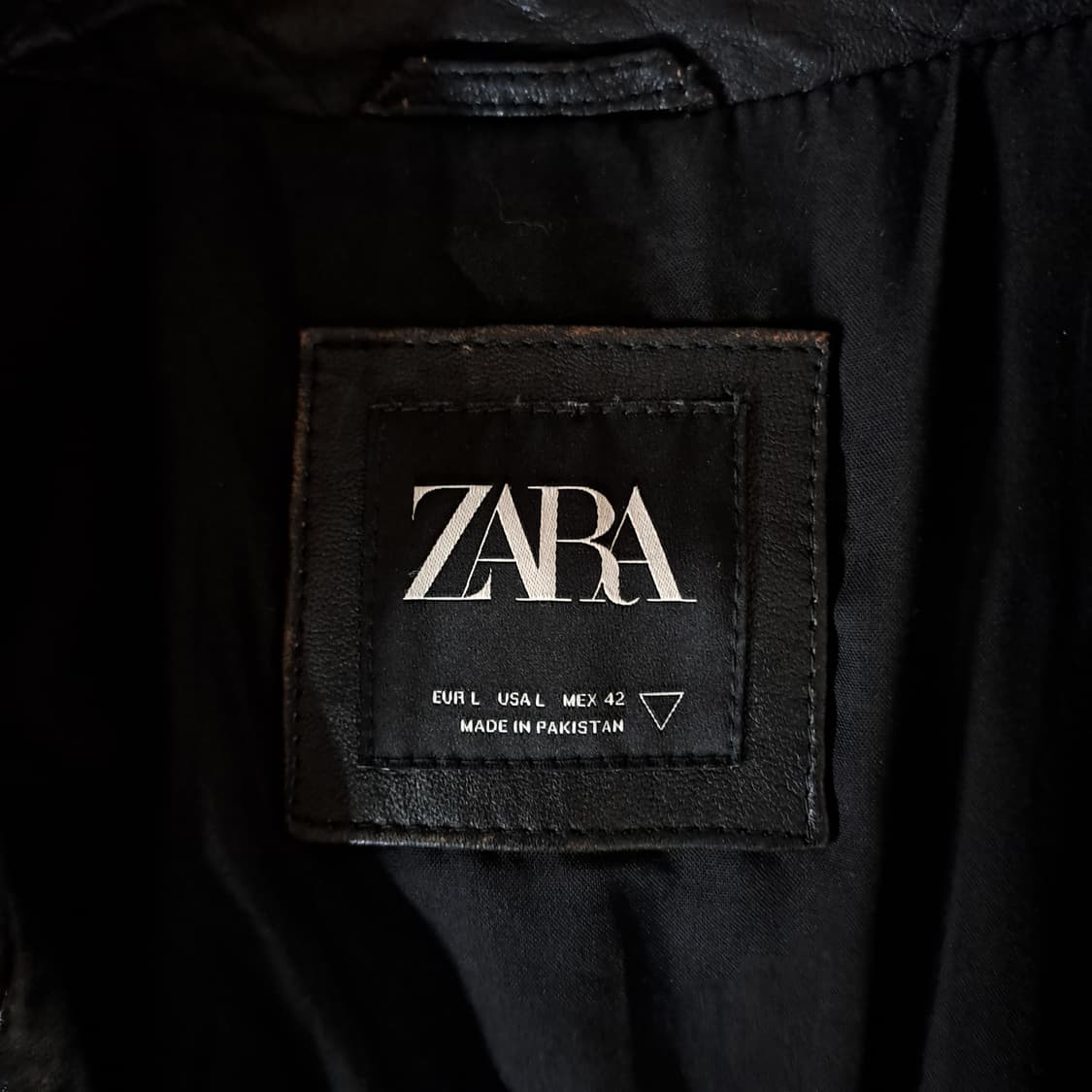 (택포) 자라 빈티지 워싱 양가죽 자켓 L B9 상품이미지8