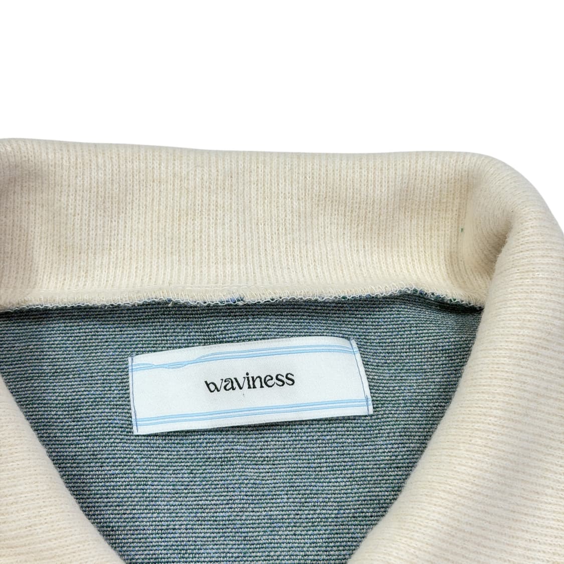 웨이비니스 더 오션 오브 프레이 앤 사일런스 오션블루 파도 가디건 상품이미지5