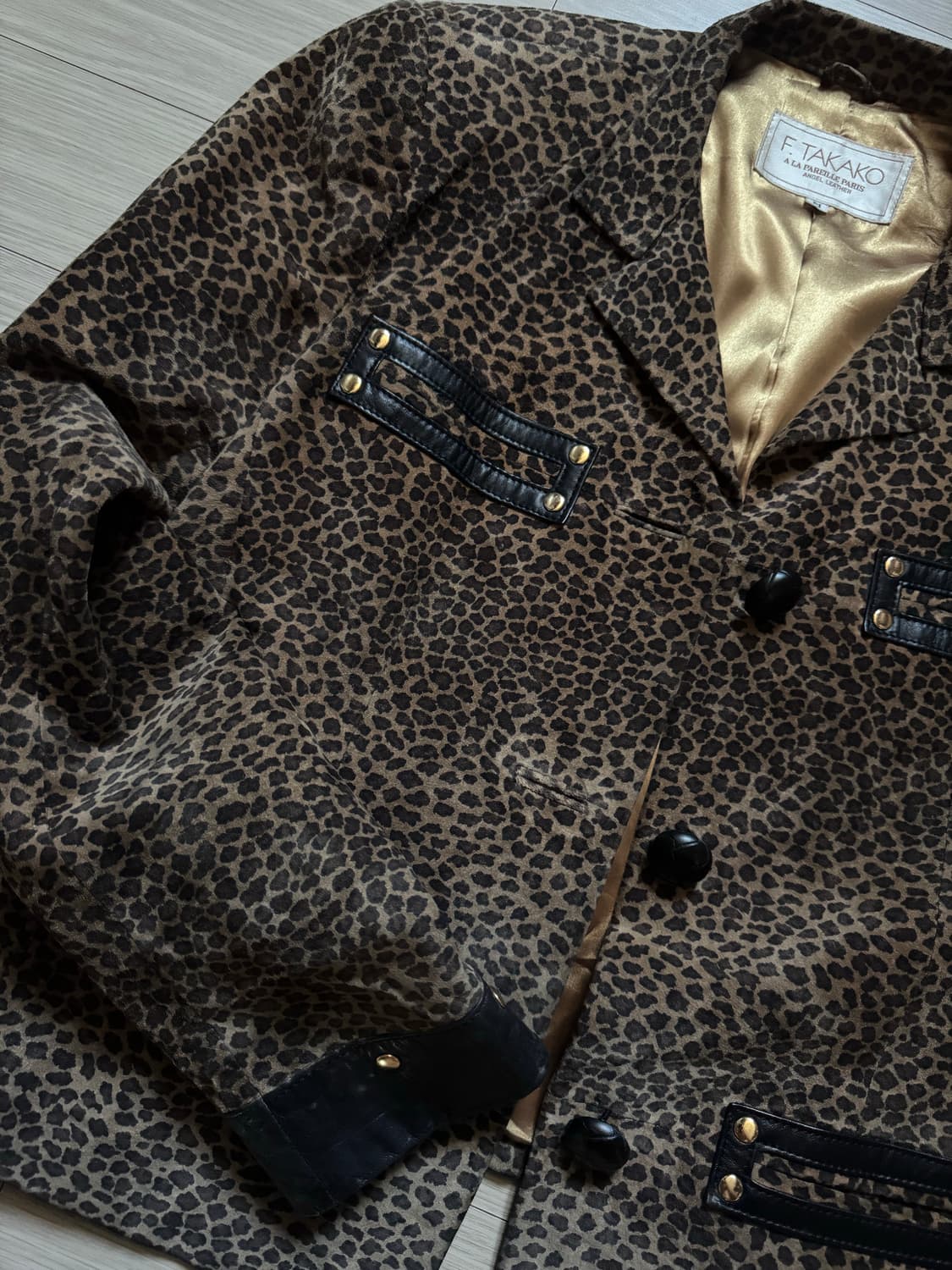 “F.TAKAKO” Leopard Crop Jacket 상품이미지4