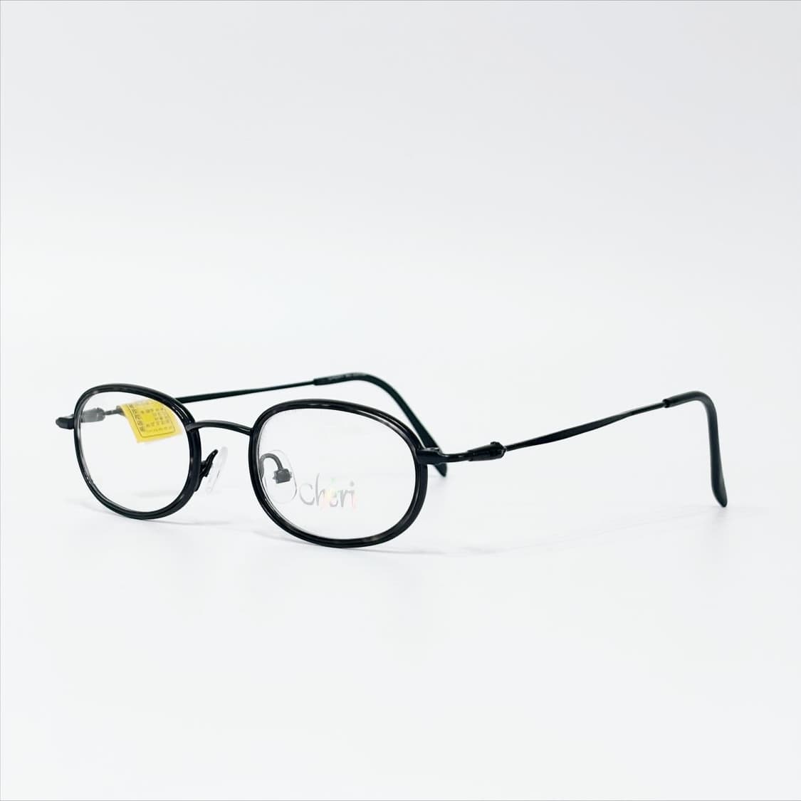 CHERI 블랙 오벌 데드스탁 빈티지안경 상품이미지2