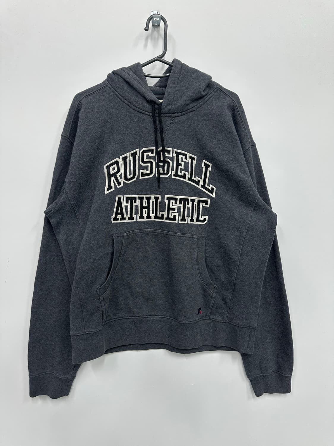 러셀 그레이 후드티 상품이미지1