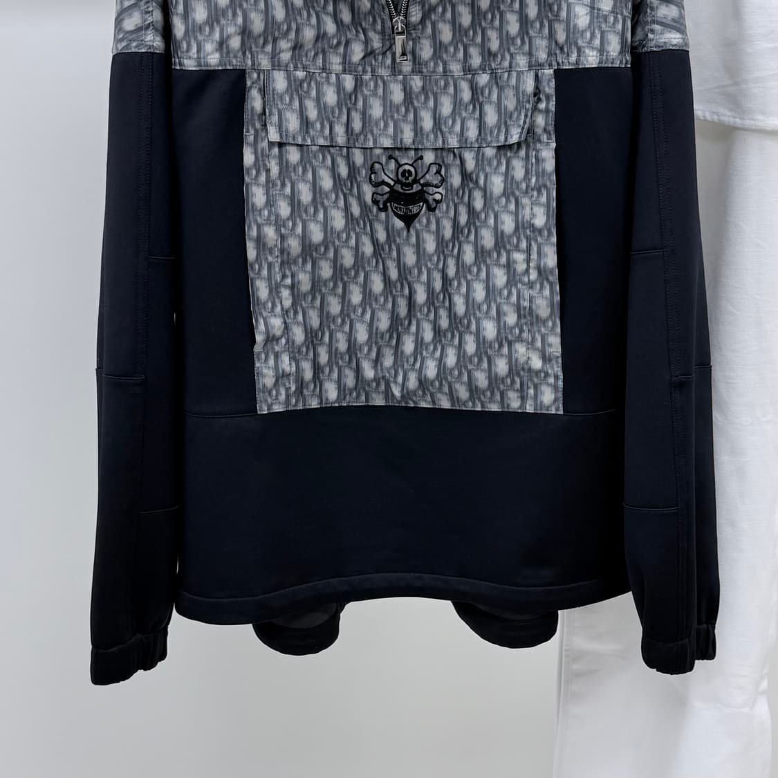 [S+급/2XL] 디올 x 스투시 오블리크 후드 아노락 자켓 블랙 상품이미지4