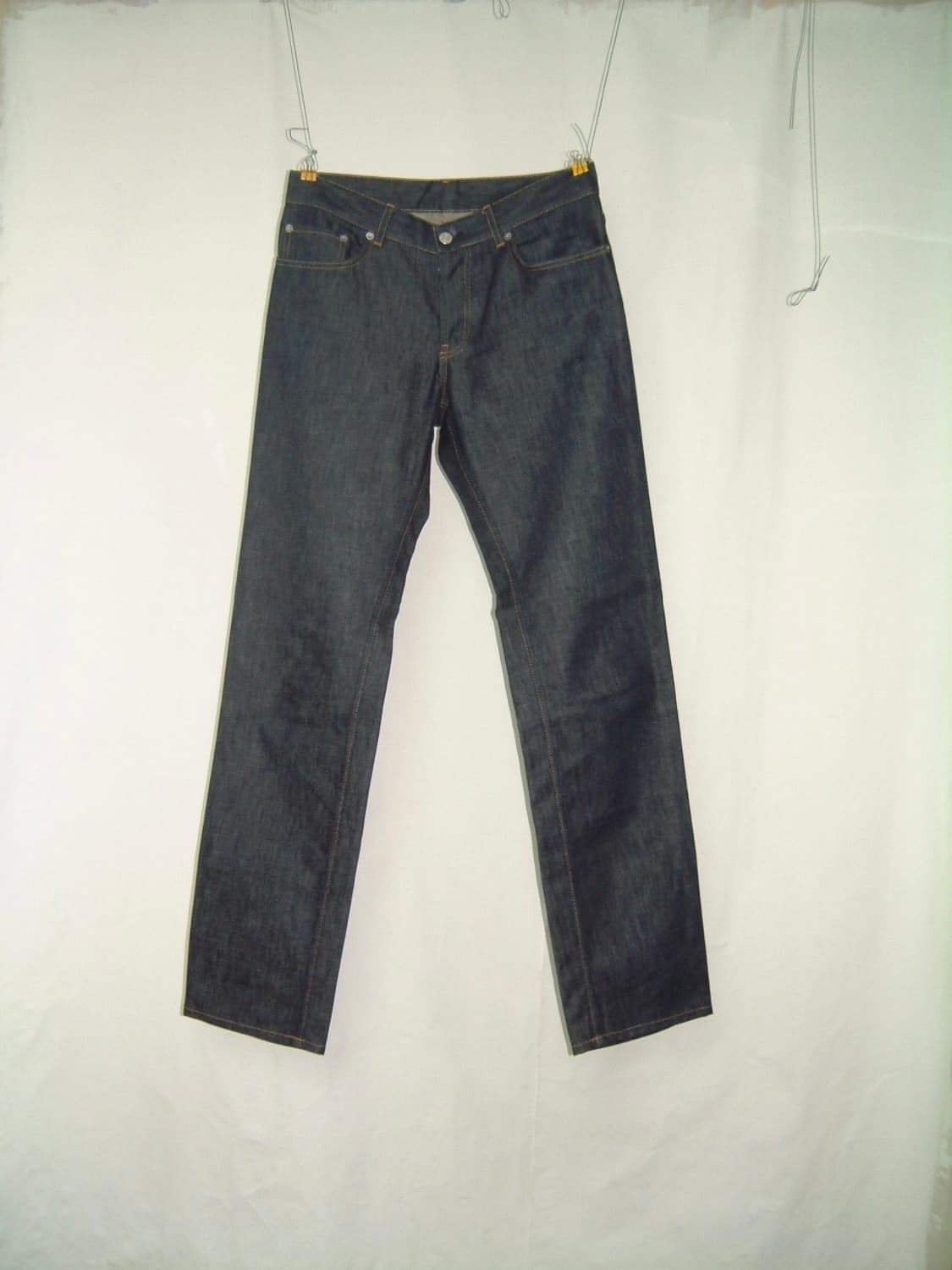 Helmut lang 00s treated raw denim 상품이미지1