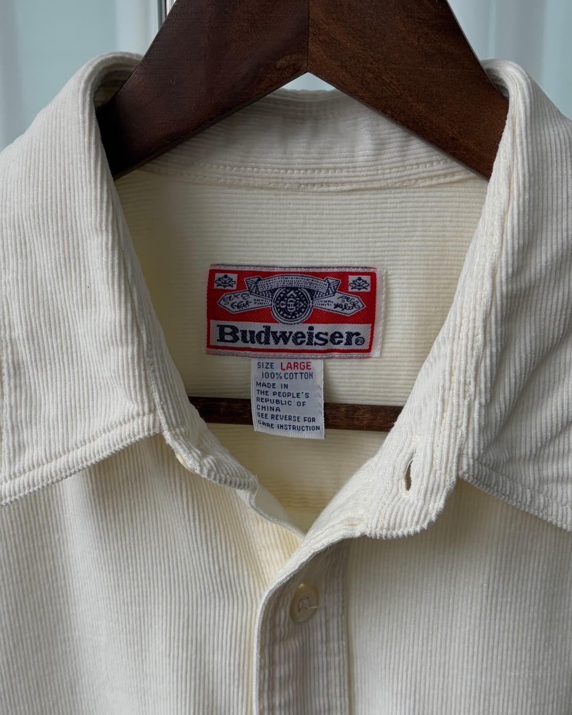 [L-XL]버드와이즈 budweiser 코듀로이 워크 셔츠 상품이미지9