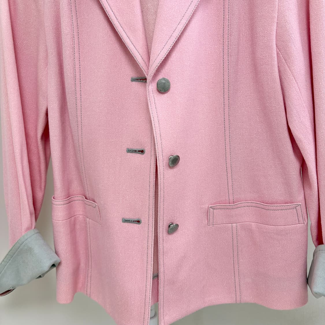 꾸레쥬 핑크 자켓 상품이미지3