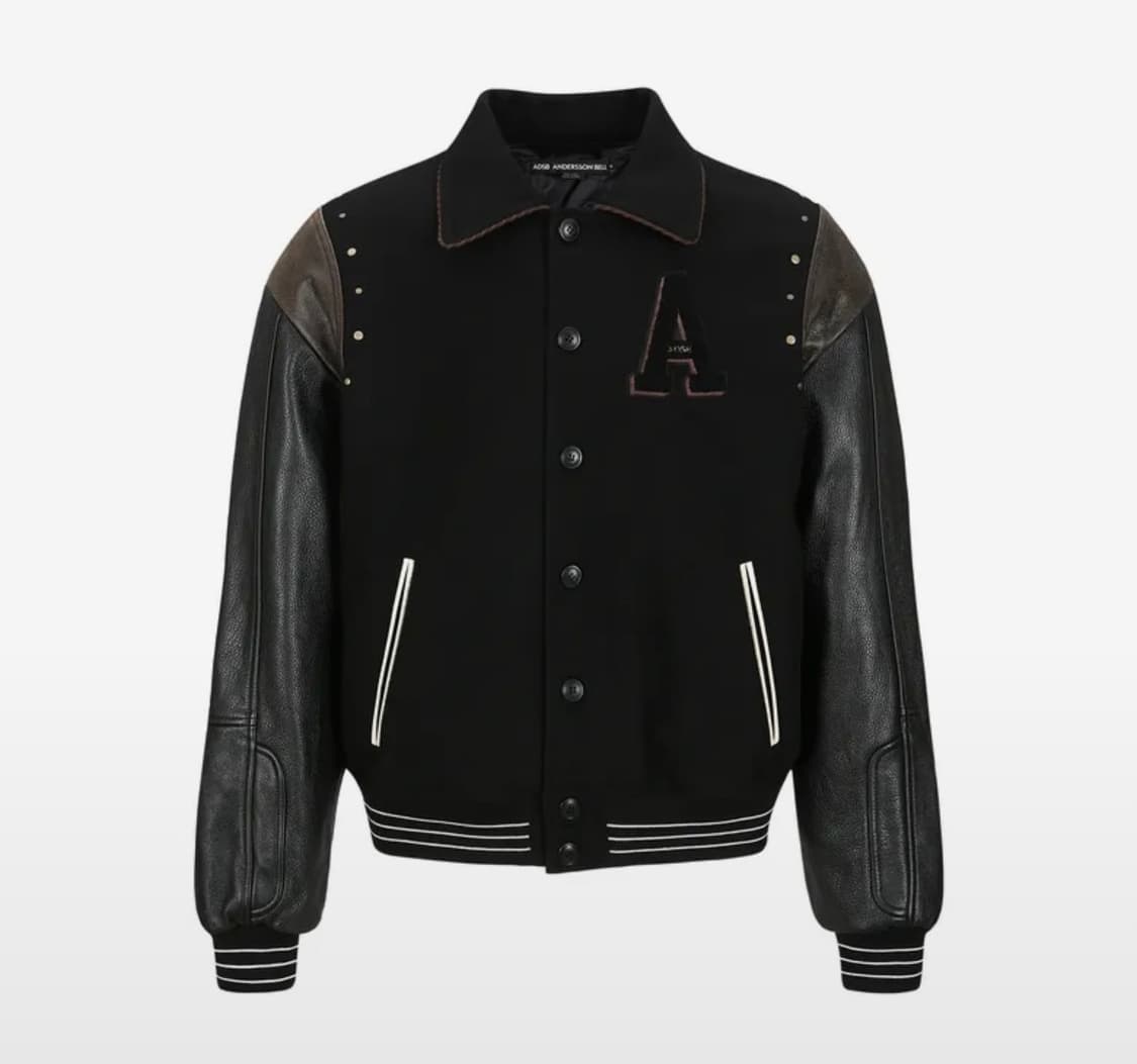 앤더슨벨 레더 바시티자켓 상품이미지2