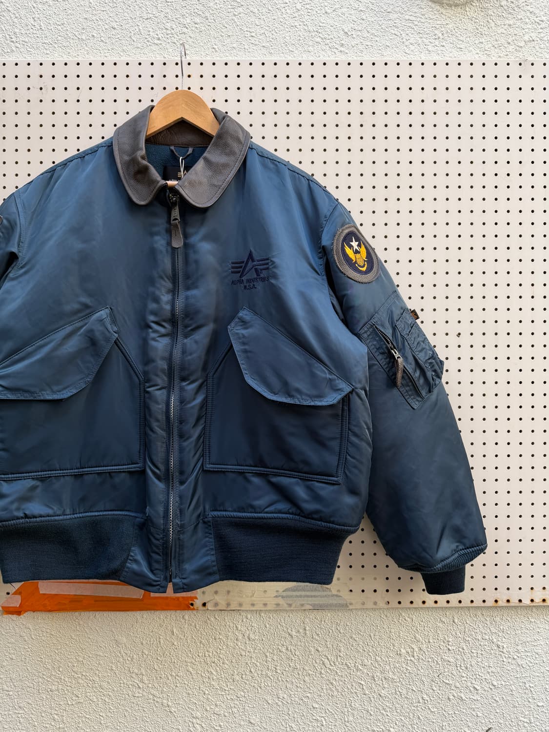 2000s ALPHA INDUSTRIES CWU 45 알파플라이트봄버 상품이미지5