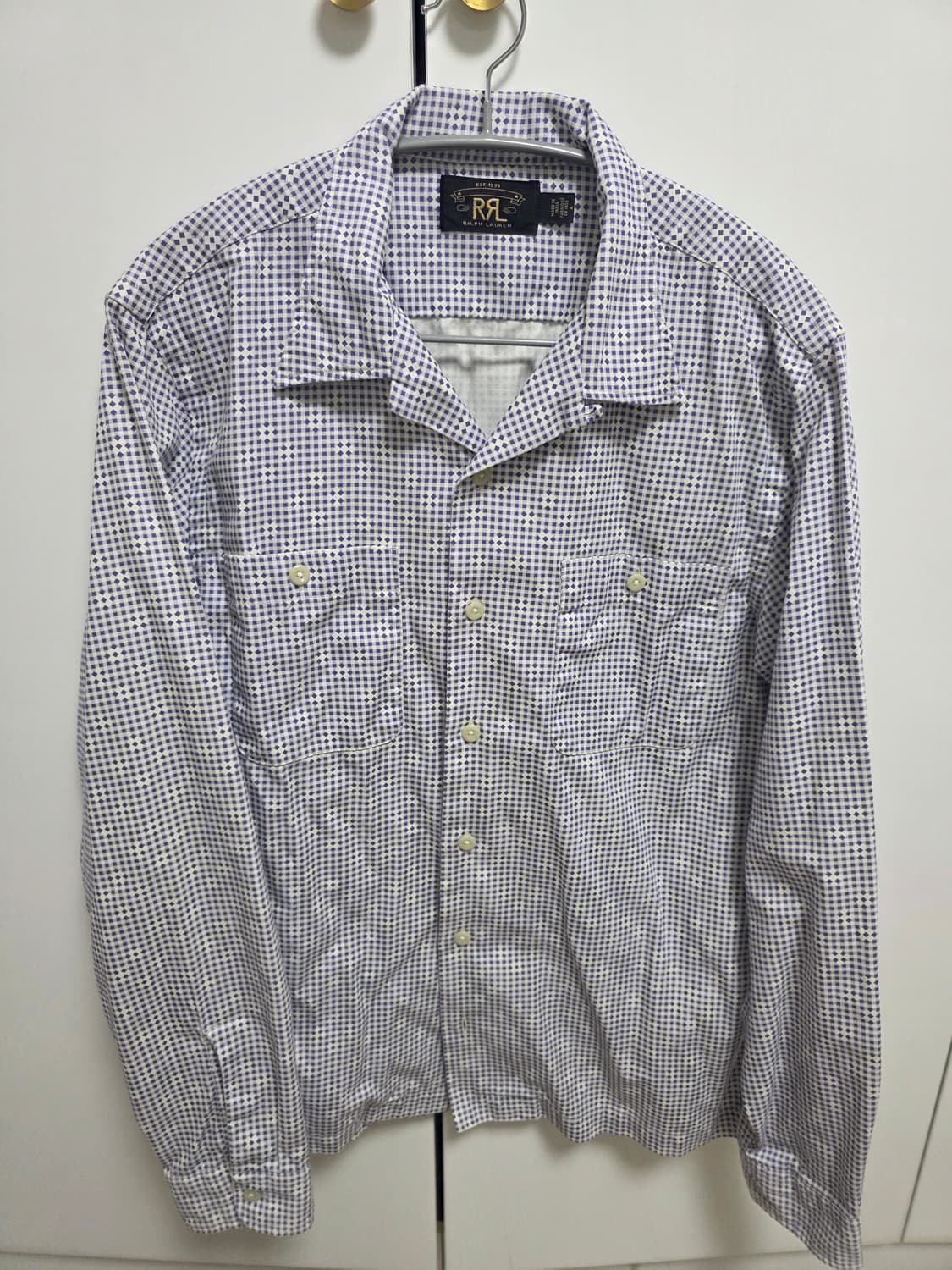 RRL 패턴 셔츠 M 100사이즈 상품이미지1