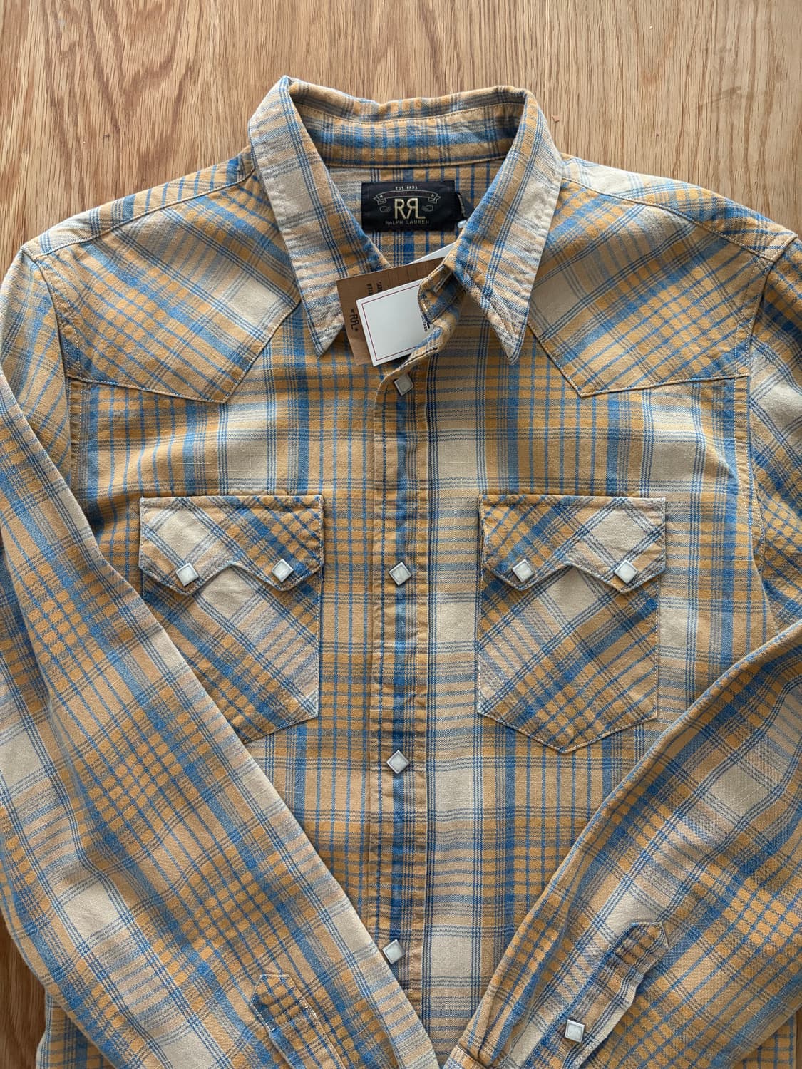 더블알엘 플래드웨스턴셔츠 L 새상품 상품이미지3