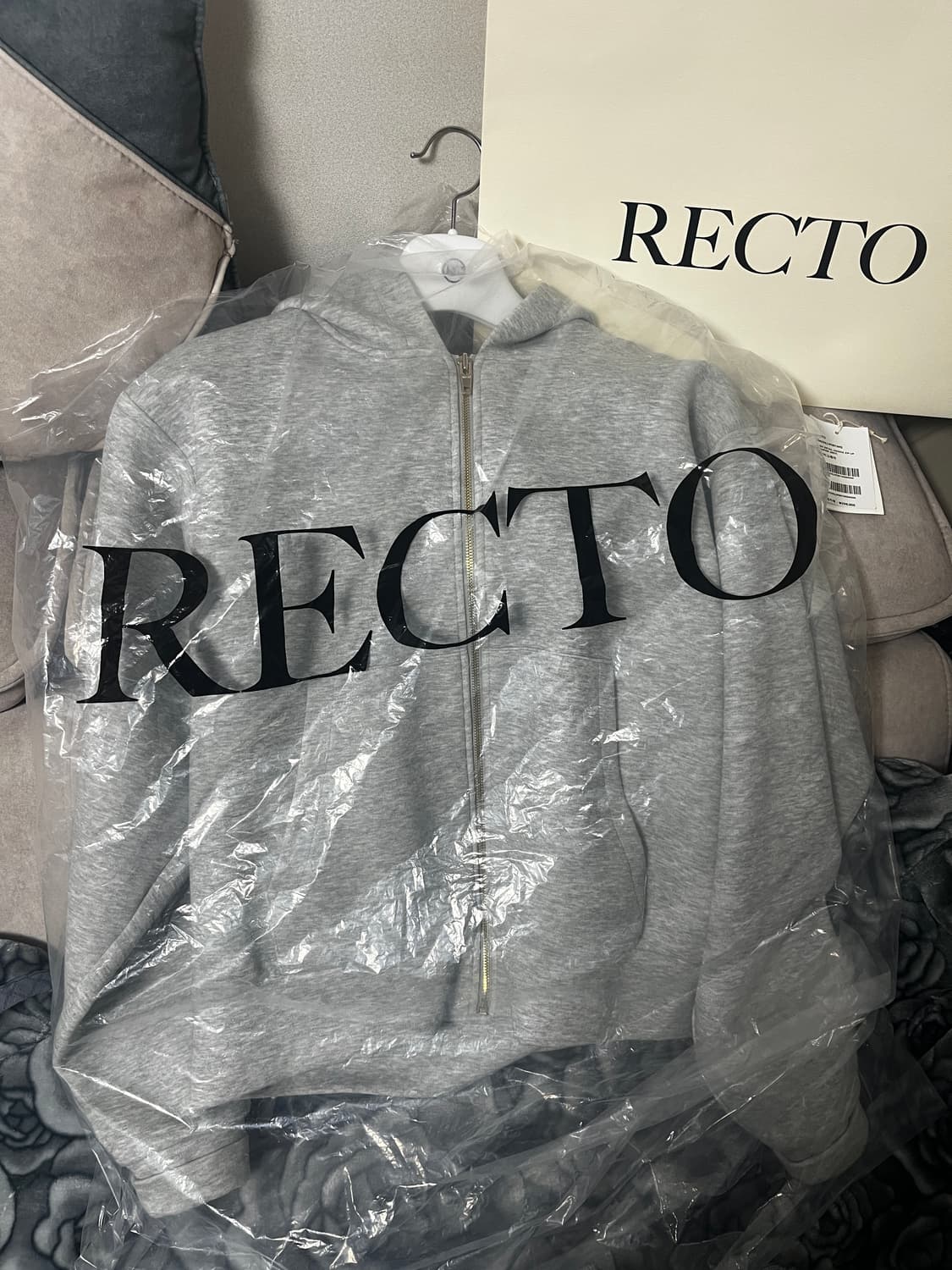 렉토 LOGO DETAIL HOODIE ZIP-UP 후드집업 상품이미지4