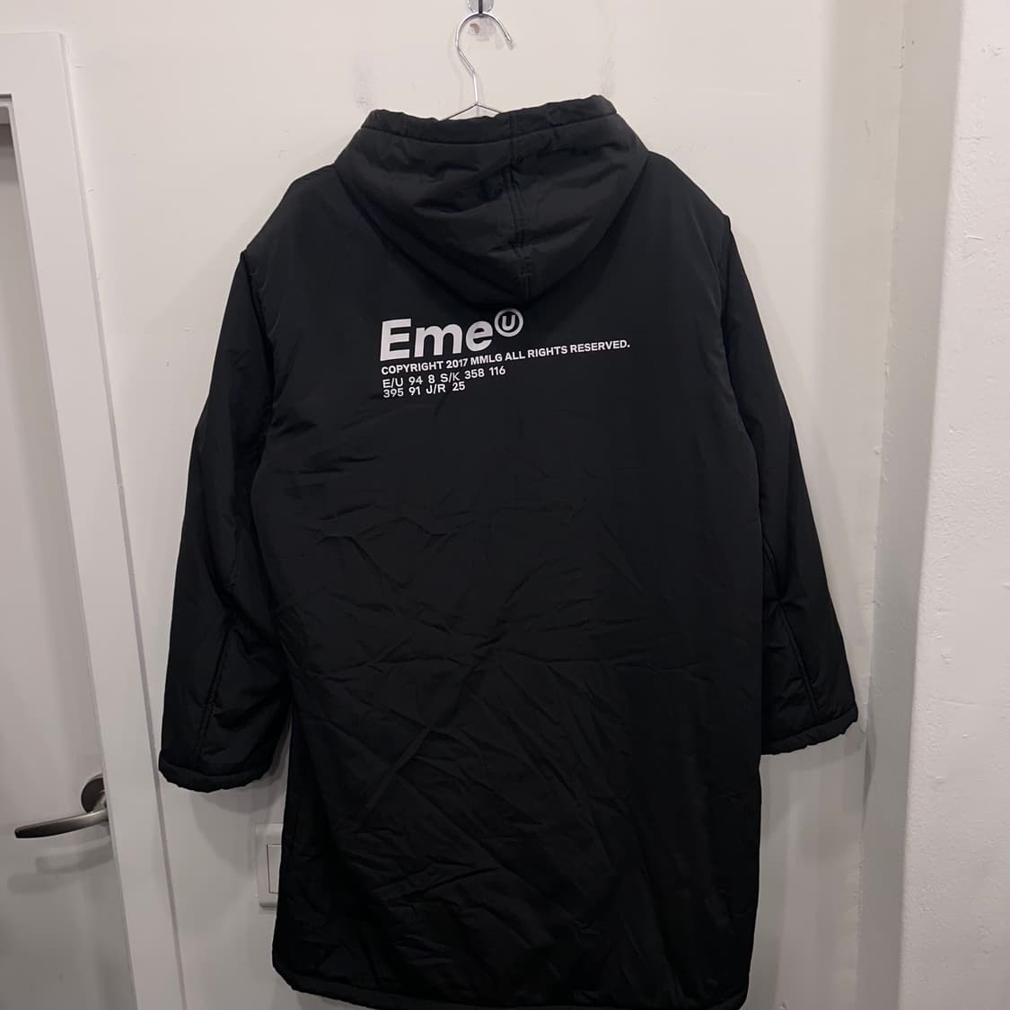 엠엠엘지 벨크로와펜 이너후리스 후드 롱패딩 상품이미지5