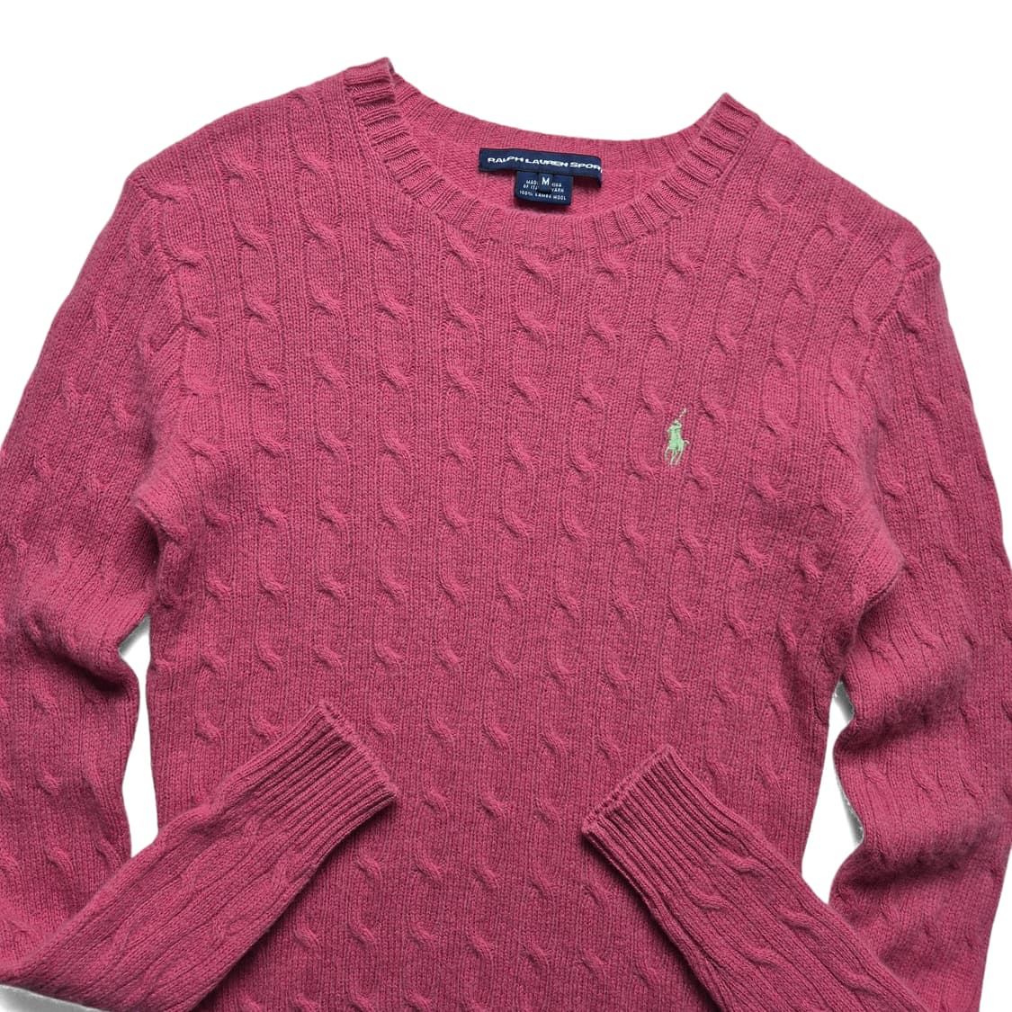 [M] 폴로 랄프로렌 램스울 케이블 니트 상품이미지7