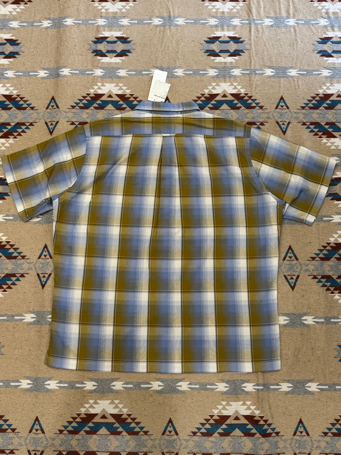 [L][105] 나나미카 오픈 카라 피케 숏슬리브 셔츠 옐로우 삭스 상품이미지5